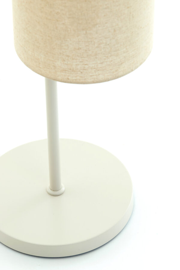 Bijzondere beigekleurige staande lamp met kapjes Light & Living Benigno - H 155,5 cm - Image 5