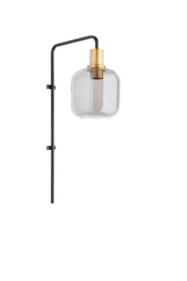 Glazen hanglamp met gouden accent Light & Living Lekar - H 57 cm - Image 2