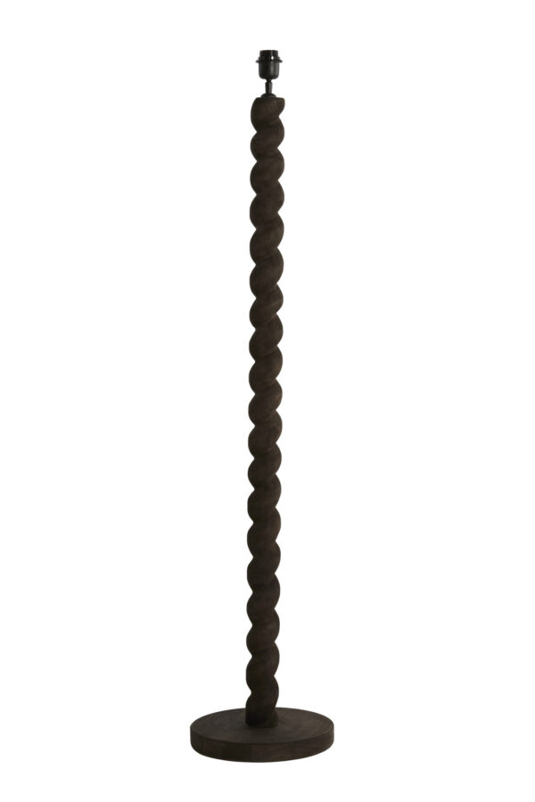 Donkere houten lampenvoet   Light & Living Nanno - H 138 cm - Image 2