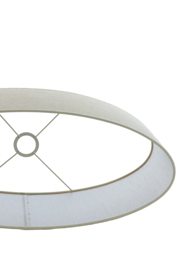 Beige stoffen lampenkap in cilindervorm Light & Living Sendai - H 32 cm - Image 5
