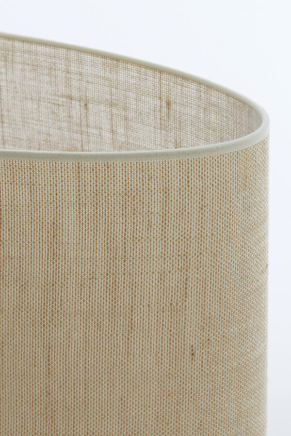 Cilindervormige beige stof lampenkap Light & Living Sendai - H 32 cm - Image 7