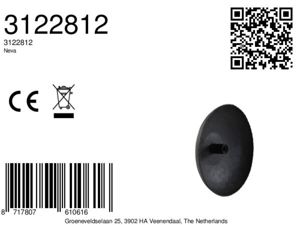 Zwarte metalen lampenkap Light & Living Neva - H 10,5 cm - Image 8