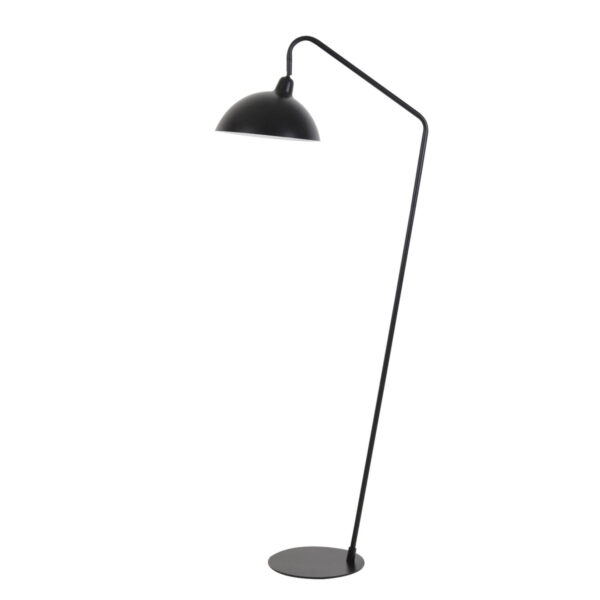 Zwarte metalen vloerlamp Light & Living Orion - H 150 cm