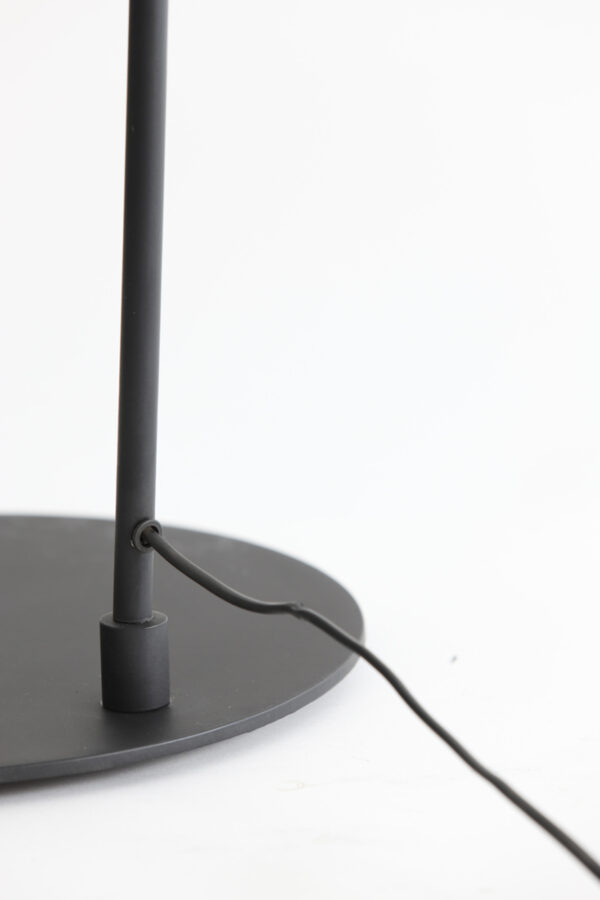 Zwarte vloerlamp met kap cilindrisch Light & Living Aleso - H 138 cm - Image 5