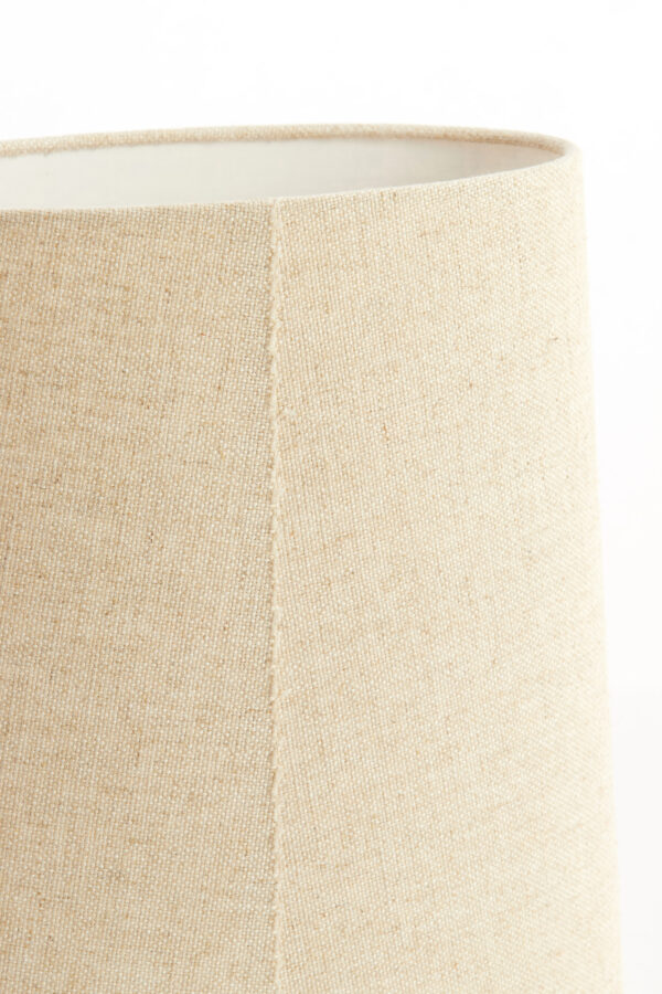 Cilindervormige beige lampenkap voor stijl Light & Living Livigno - H 36 cm - Image 8