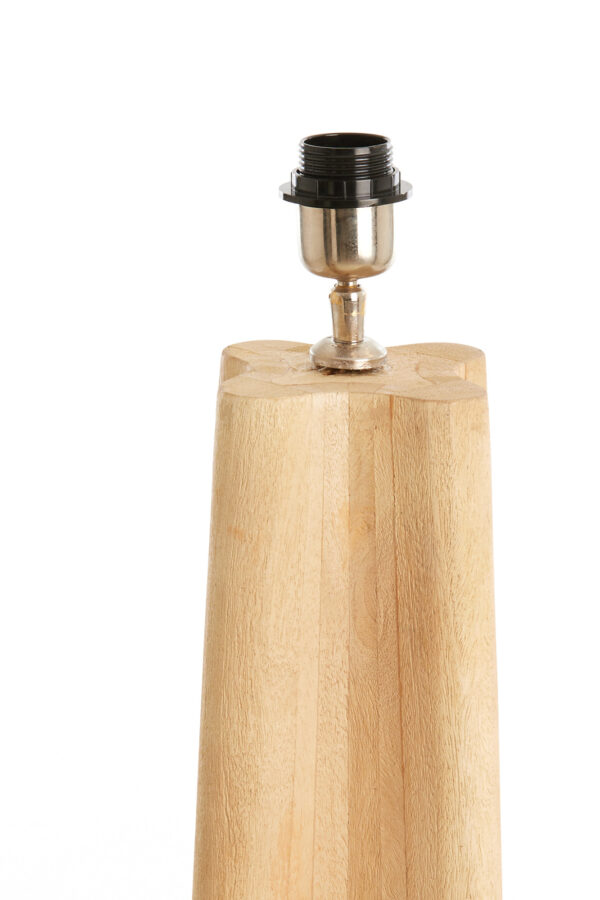 Houten tafellampvoet slank Light & Living Navelli - H 125 cm - Image 4