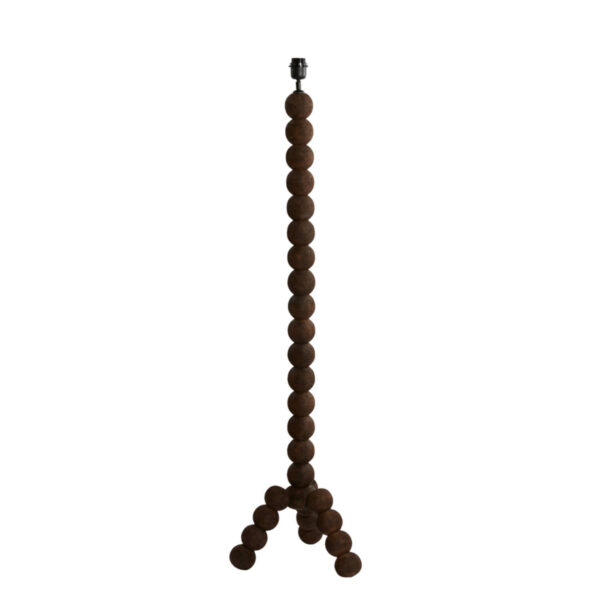 Houten lampvoet bolvormig Light & Living Veglio - H 130 cm