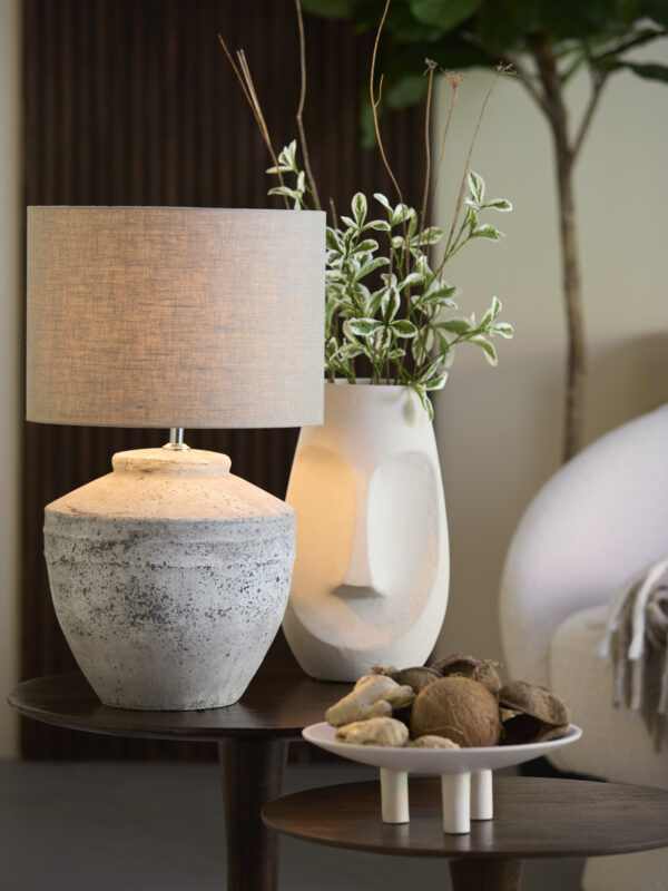 Stenen lampvoet rustiek design Light & Living Toba - H 40 cm - Image 5