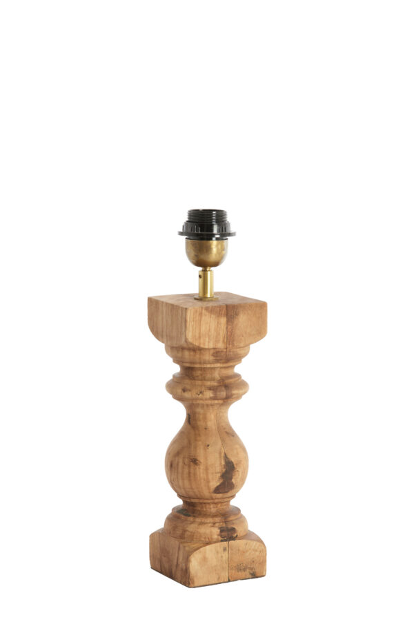 Houten lampenvoet decoratief Light & Living Cumani - H 36 cm - Image 3