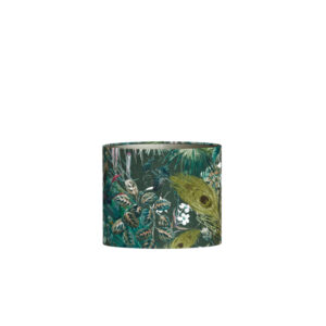 Groene lampenkap met bladeren decoratie Light & Living Xenia Flora - H 25 cm