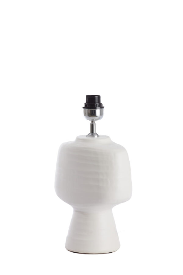 Design witte keramische lampenvoet Light & Living Gandoro - H 39 cm - Image 3
