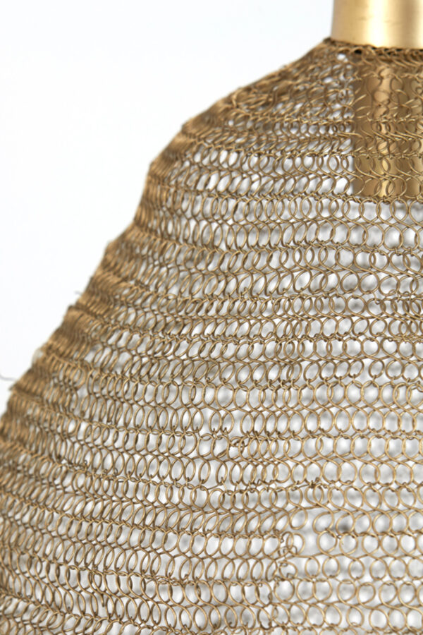 Gouden hanglamp met geweven ontwerp Light & Living Nina - Ø 38 cm - Image 7