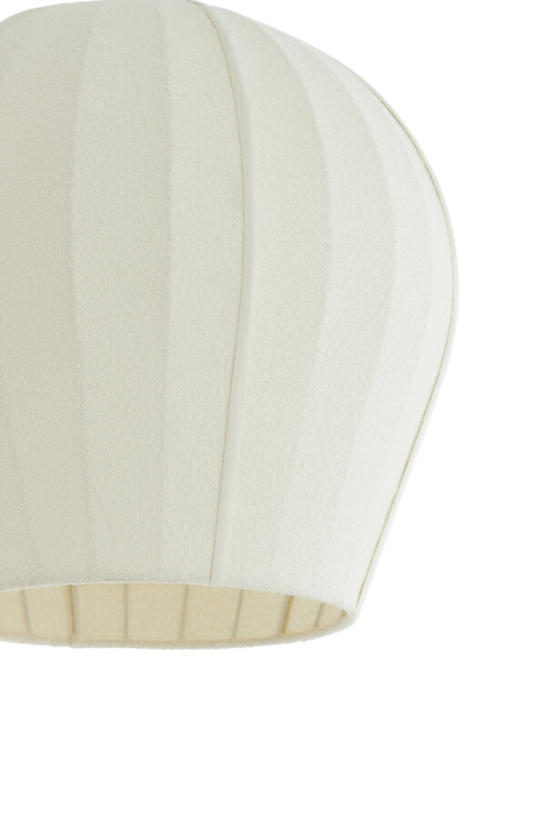 Witte ronde stoffen hanglamp Light & Living Zagori - Ø 35 cm - Image 3