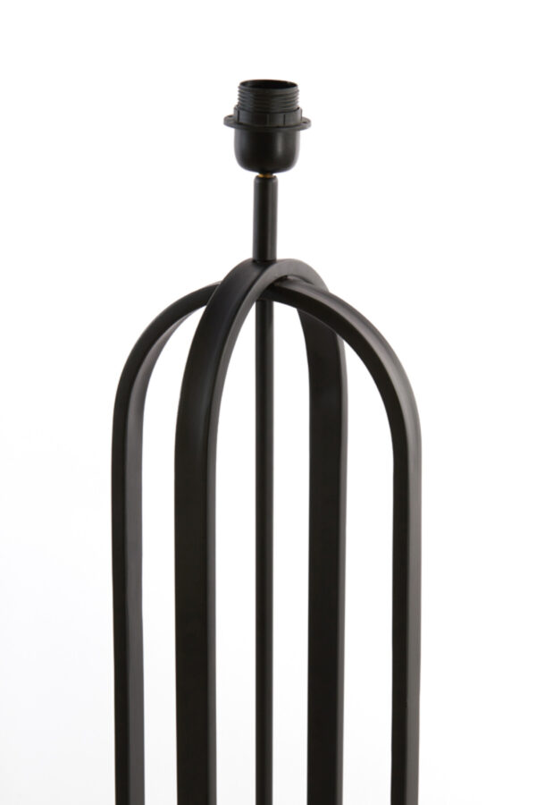 Zwarte metalen lampvoet Light & Living Aster - H 140 cm - Image 3