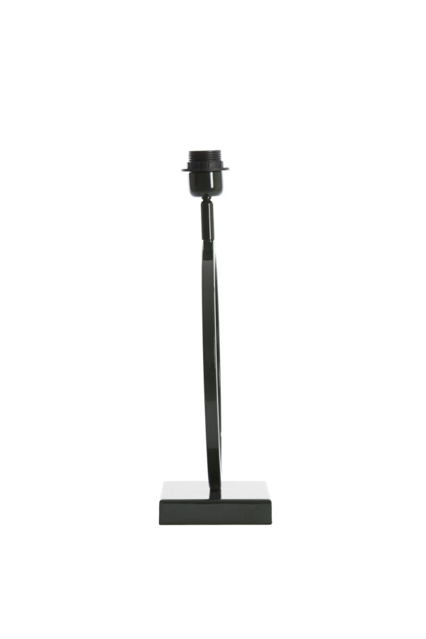 Zwarte metalen lampenvoet rond Light & Living Liva - H 43 cm - Image 4