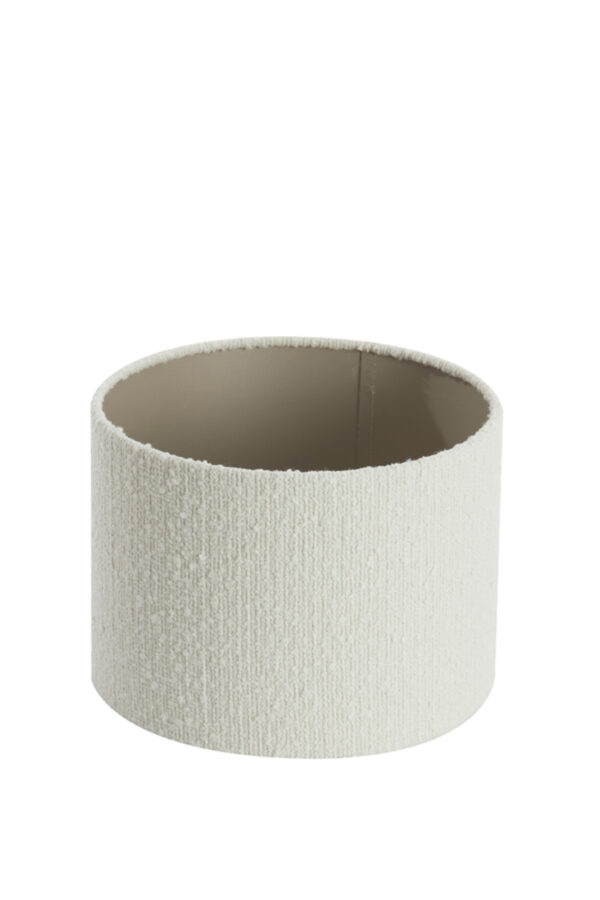 Cilindervormige witte lampenkap Light & Living Bolero - Ø 25 cm - Image 3