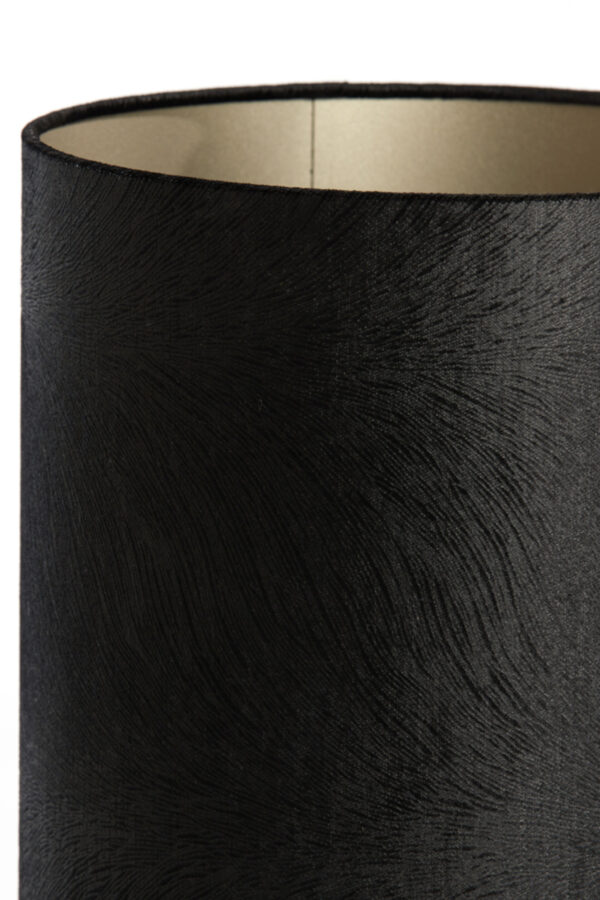 Cilindervormige lampenkap zwart Light & Living Lubis - Ø 30 cm - Image 6