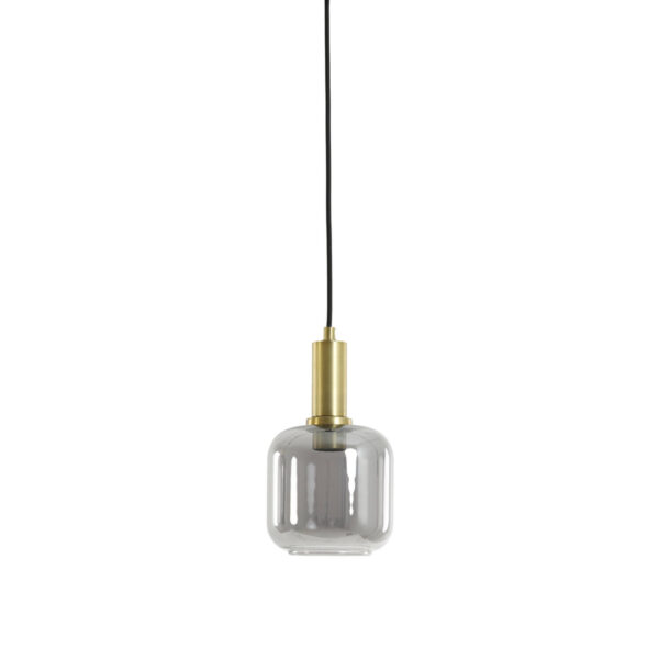 Glazen hanglamp met gouden accenten Light & Living Lekar - Ø 21 cm