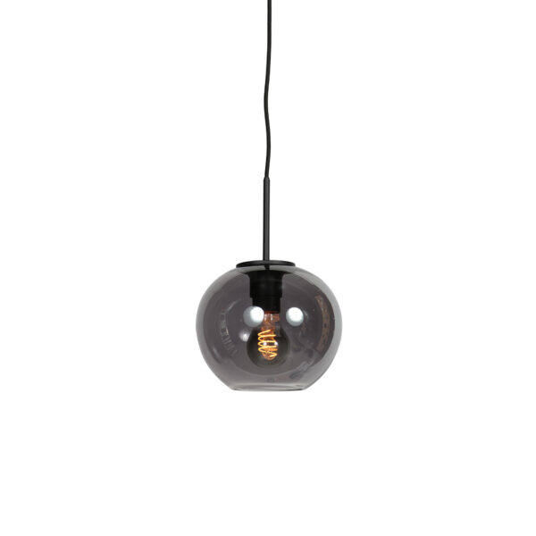 Kleine hanglamp rookglazen bollamp Mexlite HaloSwap - Ø 20 cm