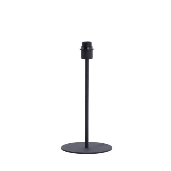 Zwarte lampenvoet cilindervormig Light & Living Renato - H 42 cm