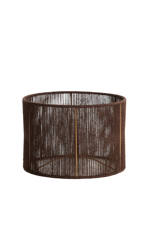 Bruine draadlampenkap cilindervormig Light & Living Tossa - Ø 30 cm - Image 2