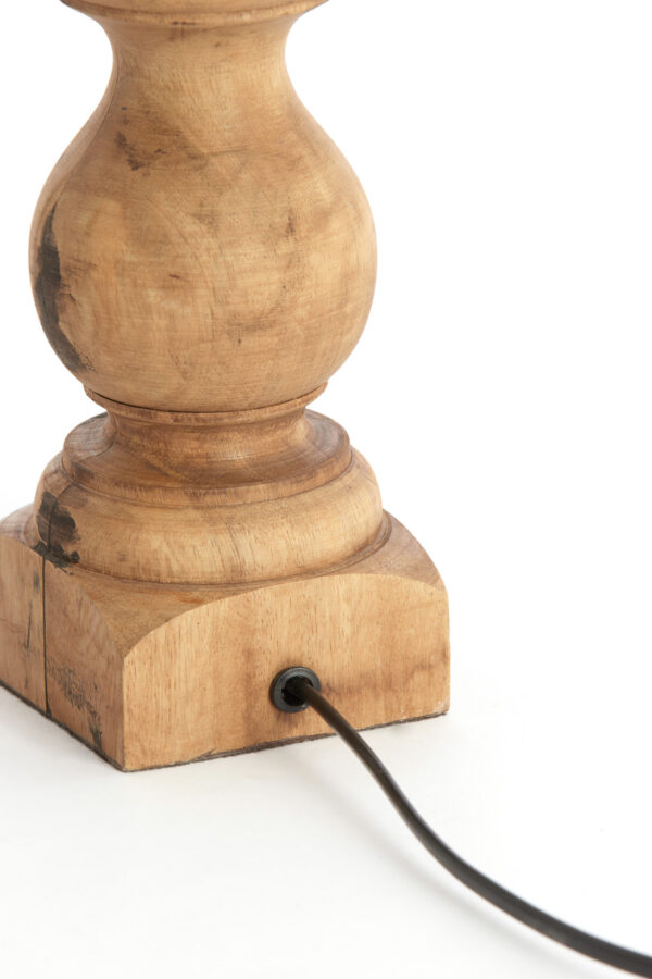 Houten lampenvoet decoratief Light & Living Cumani - H 36 cm - Image 6