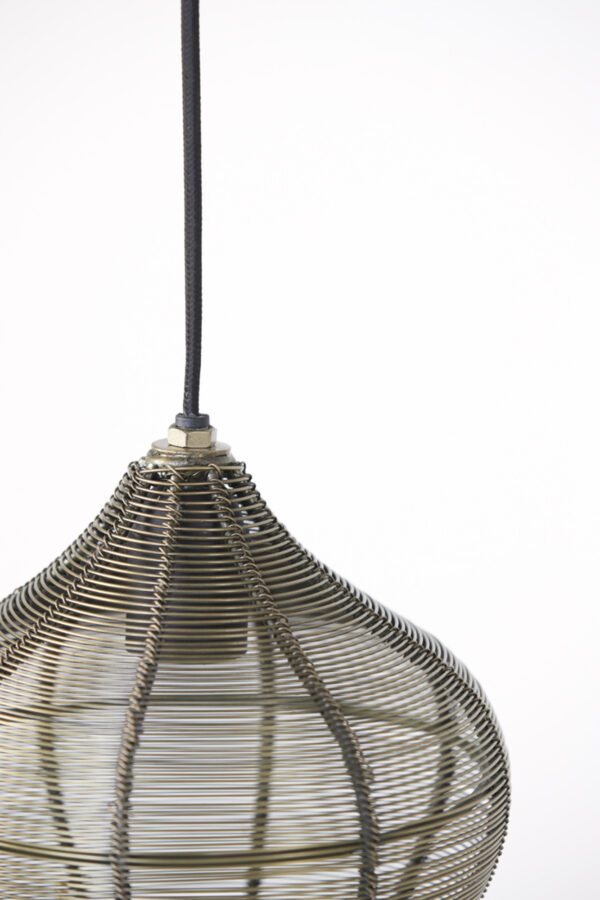 Natuurlijke rieten hanglamp Light & Living Alvaro - Ø 27 cm - Image 5