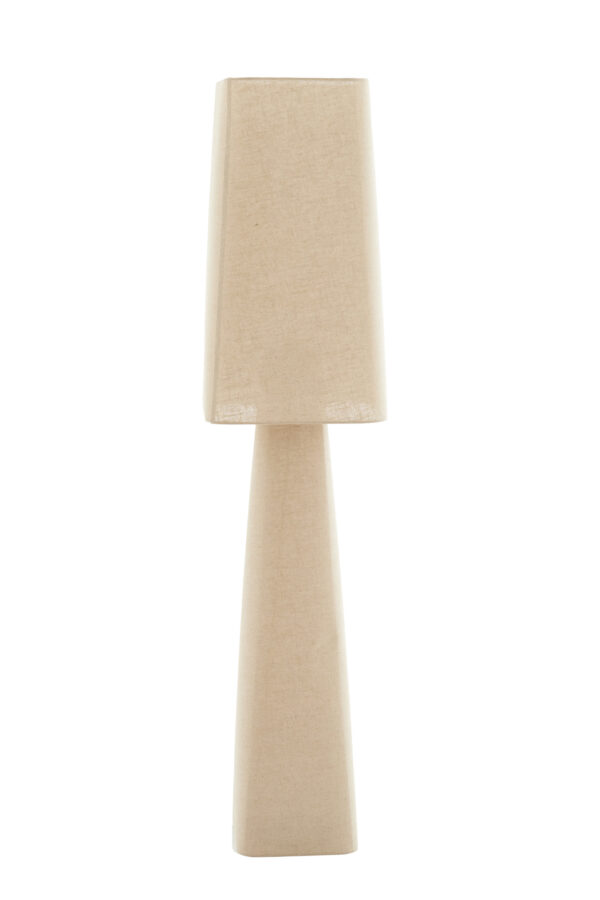 Vloerlamp van beige stof Light & Living Mikko - H 176 cm - Image 2