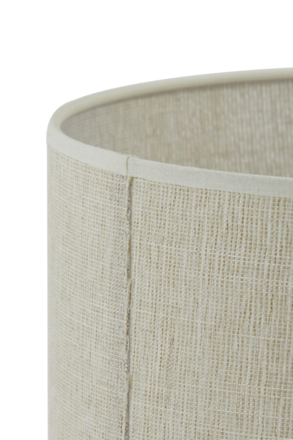 Cilindrische stoffen lampenkap beige Light & Living Breska - Ø 35 cm - Image 7