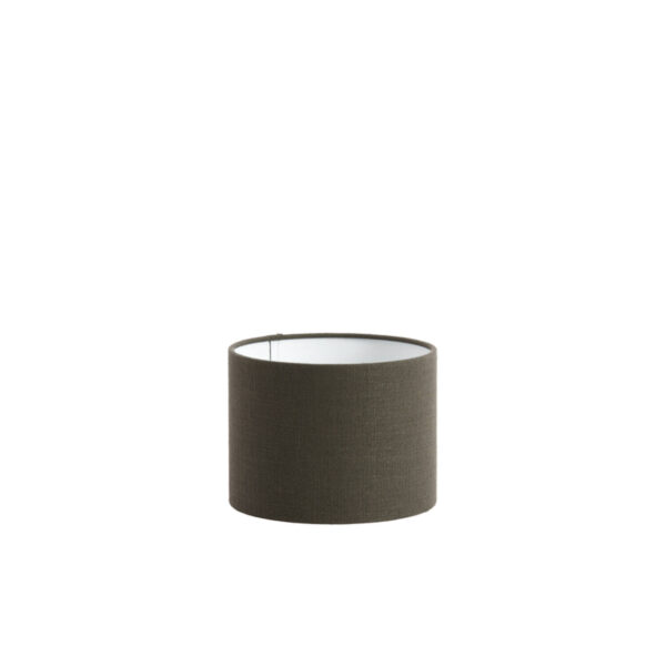Zwarte cilindervormige lampenkap in kleur Light & Living Livigno - Ø 25 cm