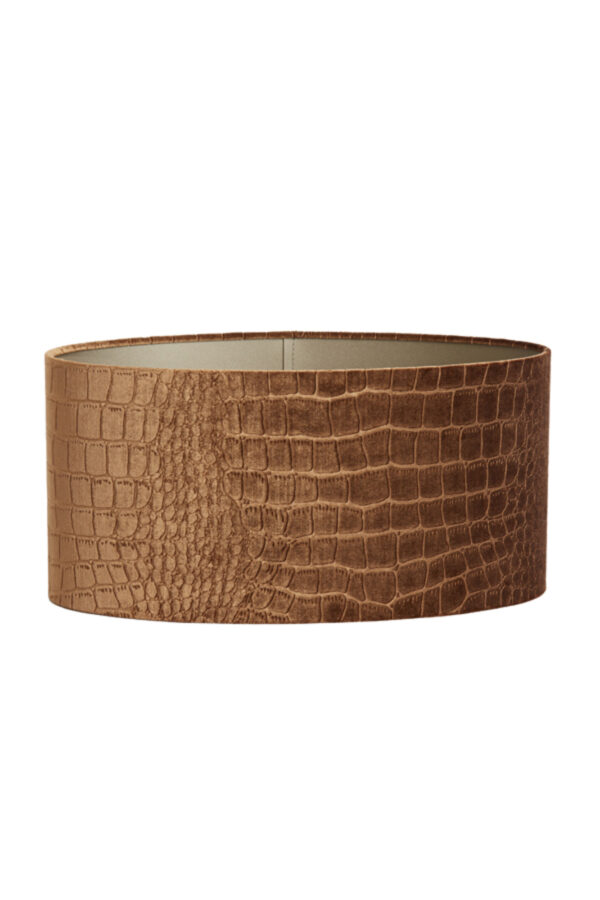 Lampenkap krokodillenmotief bruin Light & Living Praya - H 22 cm - Image 2