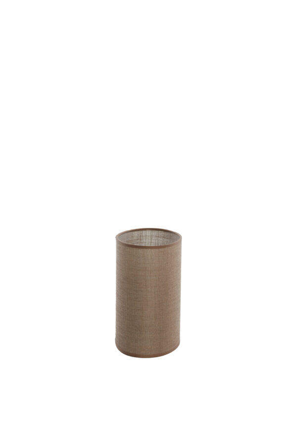 Lampenkap linnen bruin cilindervormig Light & Living Caden - H 25 cm - Image 4