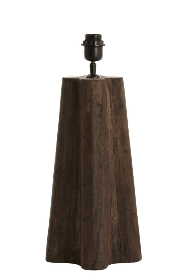 Grote houten lampvoet met fitting Light & Living Navelli - H 40 cm - Image 2