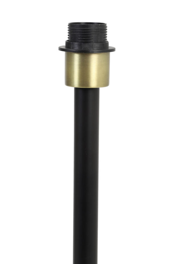 Zwart met gouden lampenvoet Light & Living Rodrigo - H 37,5 cm - Image 3