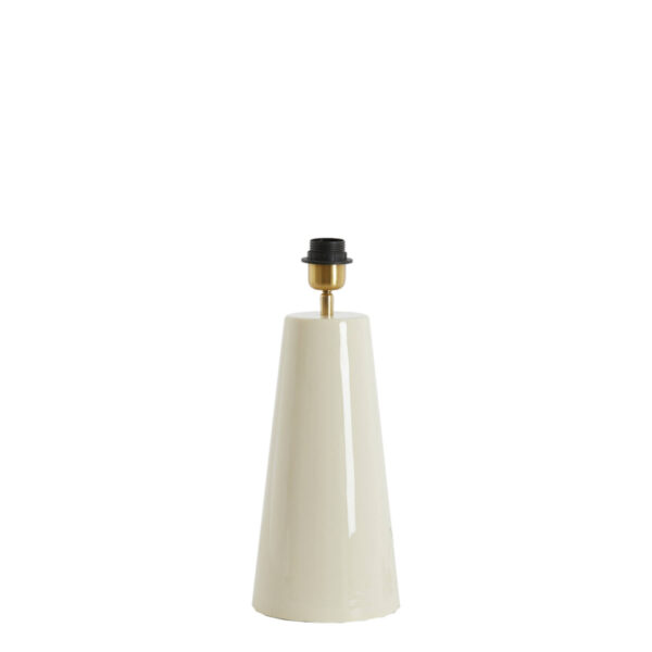 Keramische lampenvoet ivoorkleurig Light & Living Yelos - H 35 cm