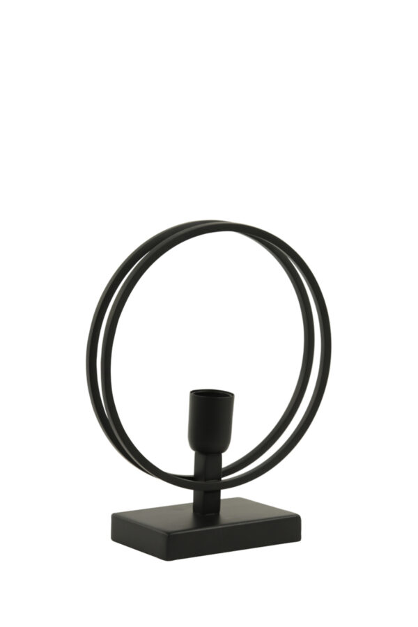 Zwarte metalen lamp basis Light & Living Rudra - H 30 cm - Image 5