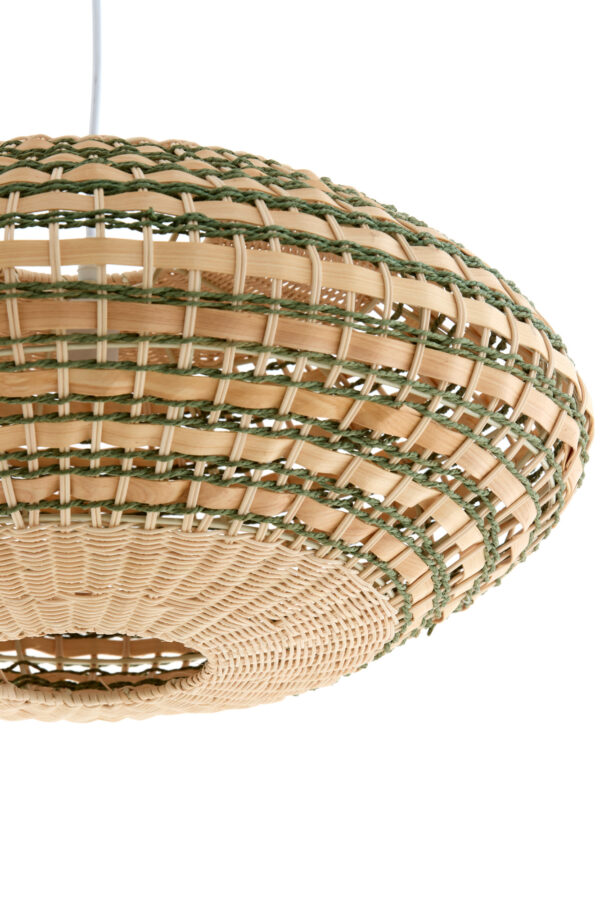Gevlochten naturel hanglampkap Light & Living Tawela - Ø 59,5 cm - Image 4