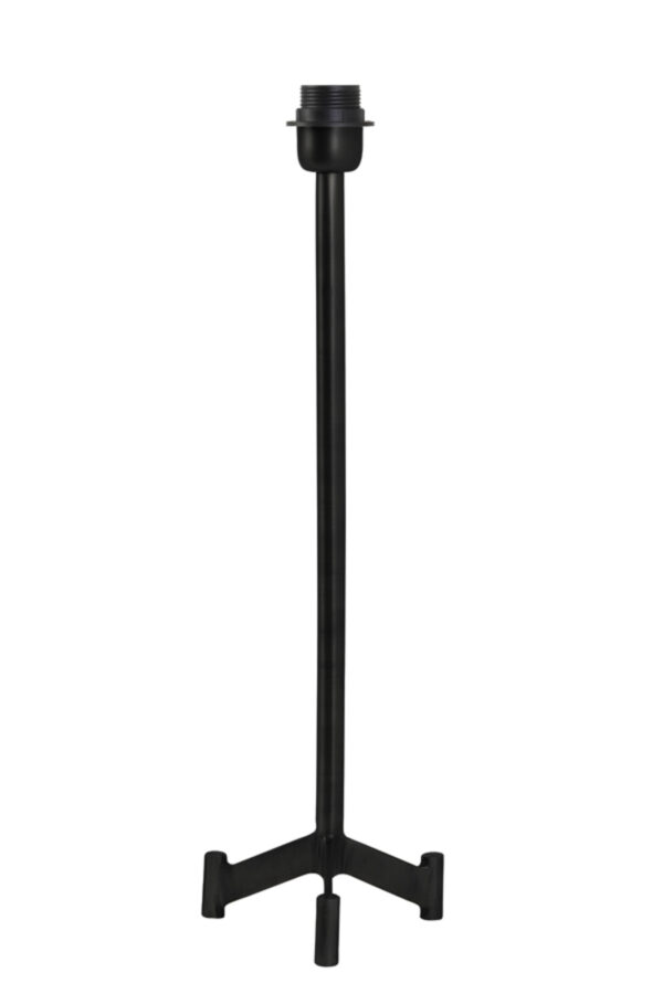 Lamepnvoet zwartkleurig Light & Living Dennis - H 50 cm - Image 2