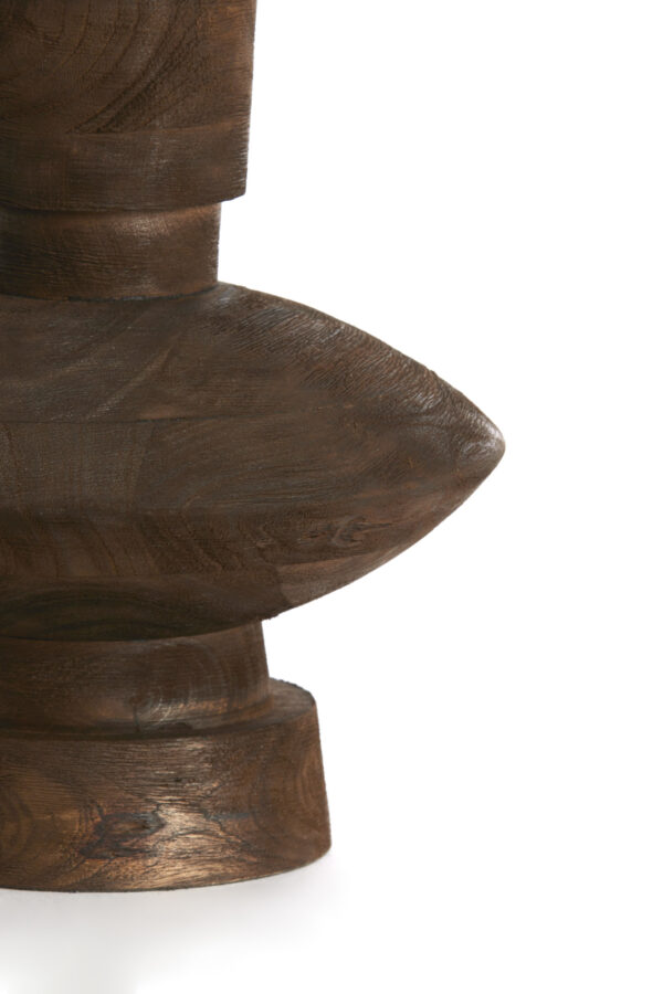 Houten lampvoet design Light & Living Fiera - H 25 cm - Image 4
