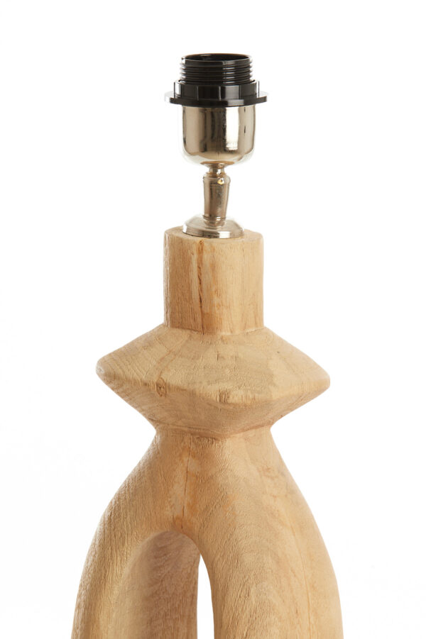 Houten lampvoet decoratief Light & Living Django - H 58 cm - Image 5