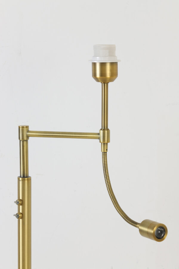 Goudkleurige vloerlamp frame Light & Living Calgary - H 138 cm - Image 5