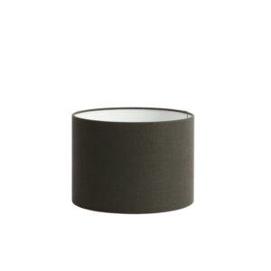 Cilindervormige zwarte lampenkap Light & Living Livigno - Ø 30 cm