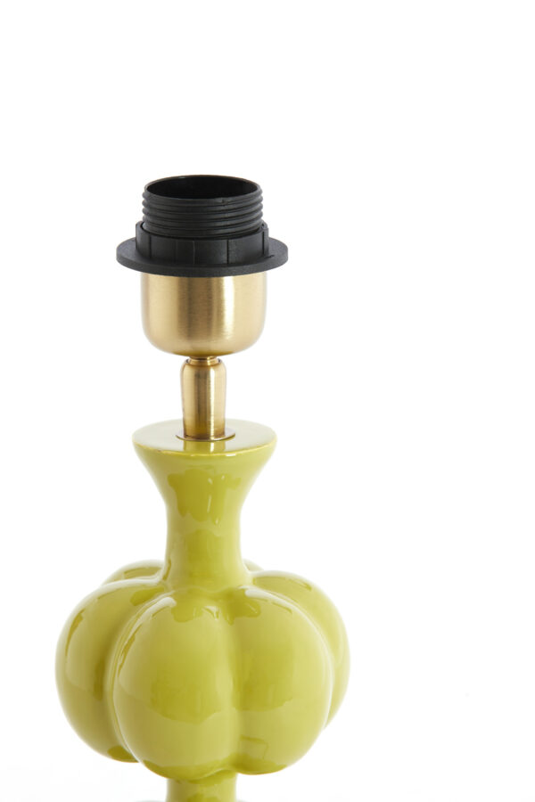 Geelkleurige lampenvoet Light & Living Caldas - H 20 cm - Image 3
