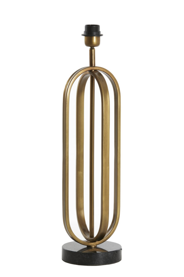 Gouden lampvoet metalen structuur Light & Living Aster - H 55 cm - Image 2