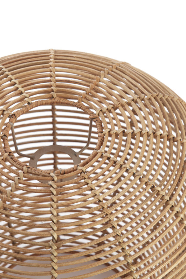 Rotan lampenkap natuurlijke tint Light & Living Latvia - Ø 38 cm - Image 4
