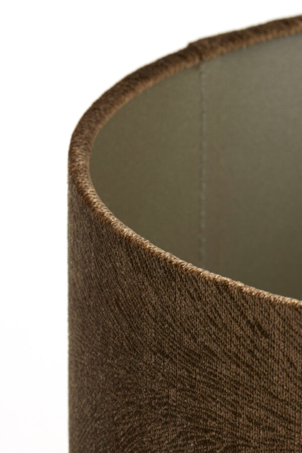 Bruine cilindrische lampenkap Light & Living Lubis - Ø 25 cm - Image 9