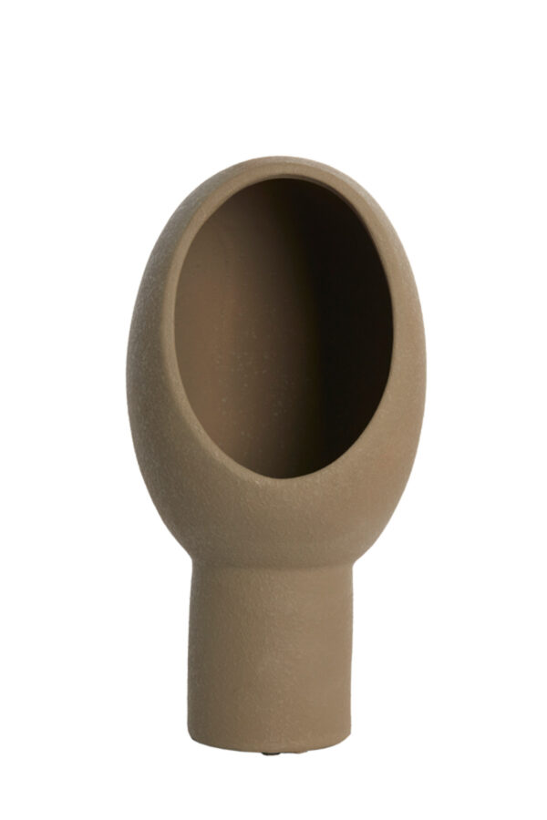 Bruine ovale tafellamp Light & Living Monk - H 46 cm - Image 3