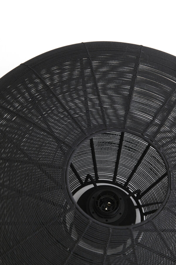 Industriële zwarte draad hanglamp Light & Living Bahoto - B 40 cm - Image 7