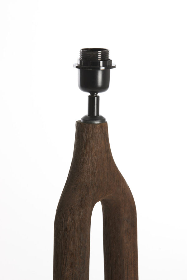 Moderne houten lampvoet in stijlvol design Light & Living Xitta - H 55 cm - Image 4