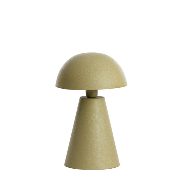 Groene metalen tafellamp Light & Living Surrina - H 41 cm